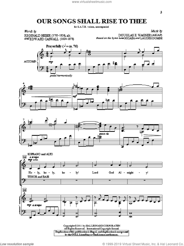 Our Songs Shall Rise To Thee