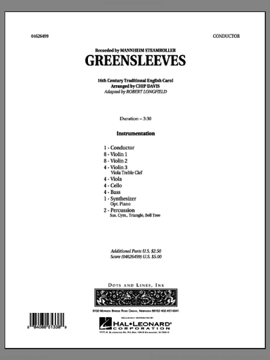 Greensleeves (COMPLETE)