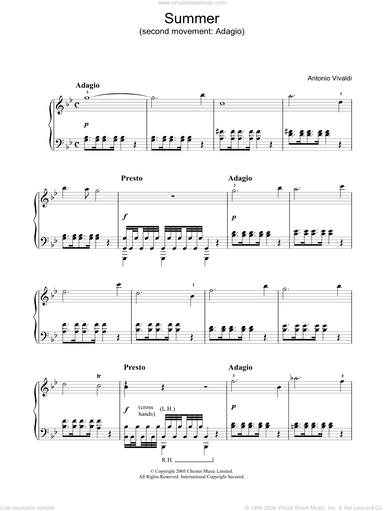 Summer (second movement: Adagio)
