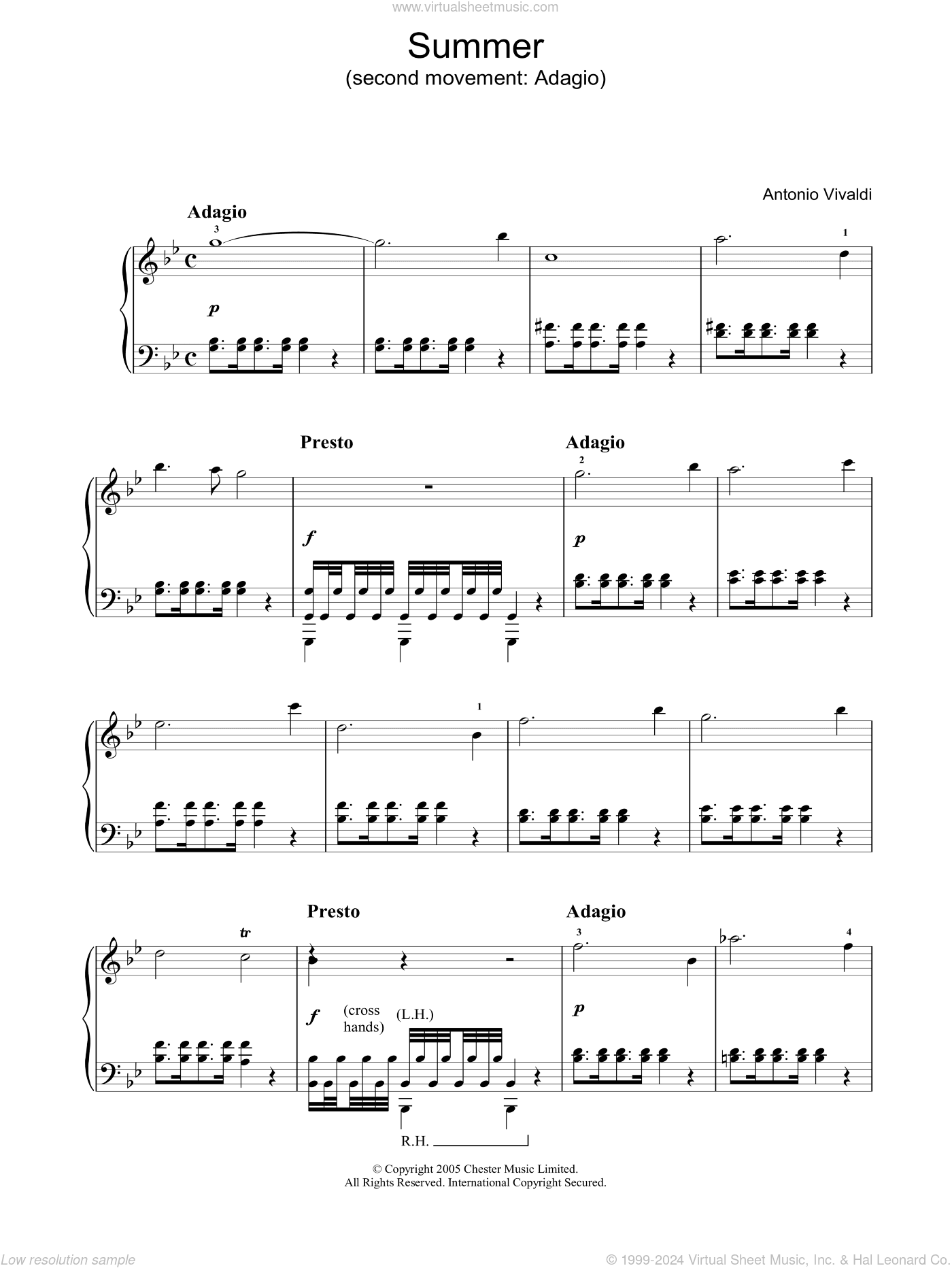 Summer (second movement: Adagio)