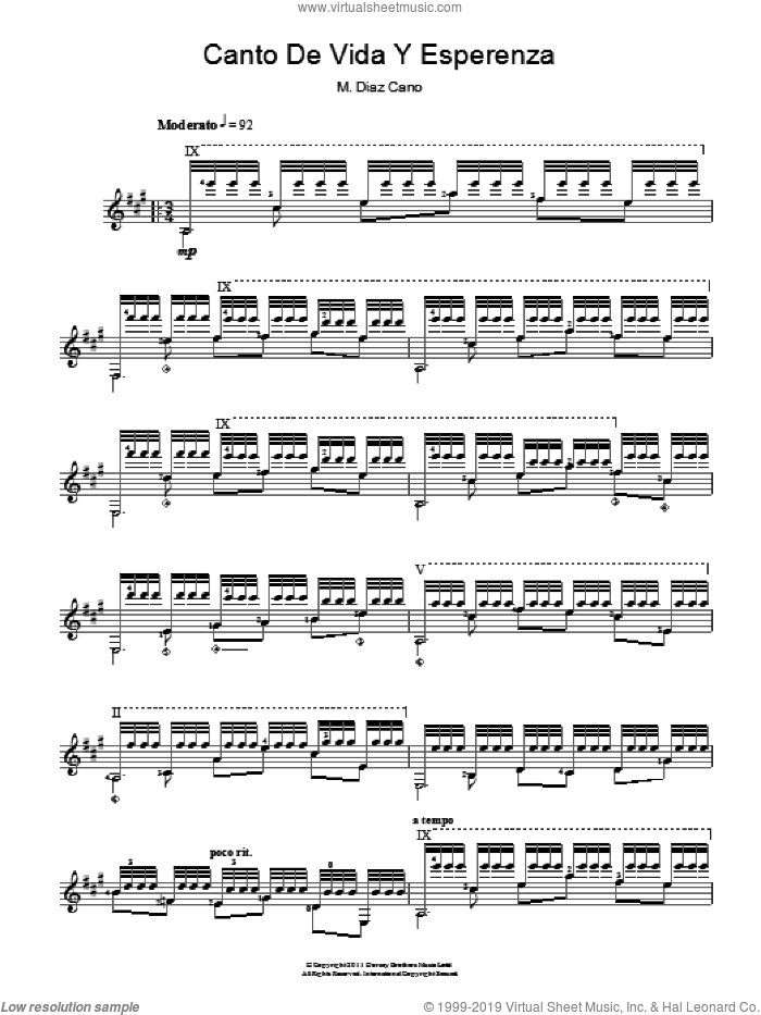 Canto De Vida Y Esperenza