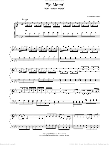 'Eja Mater' (from 'Stabat Mater')
