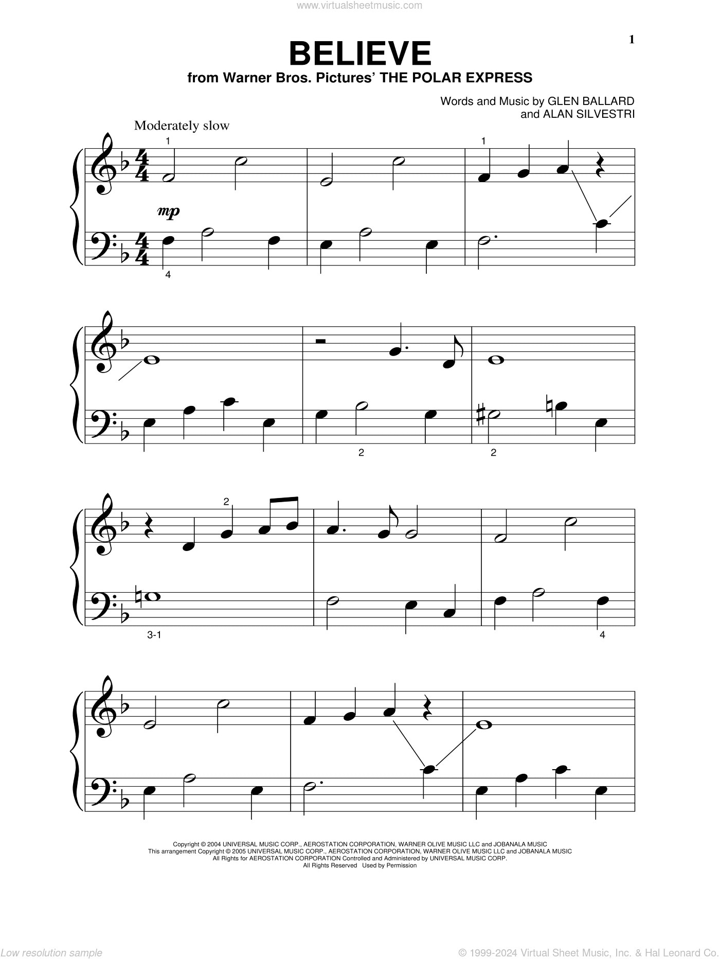 Believe (from The Polar Express)