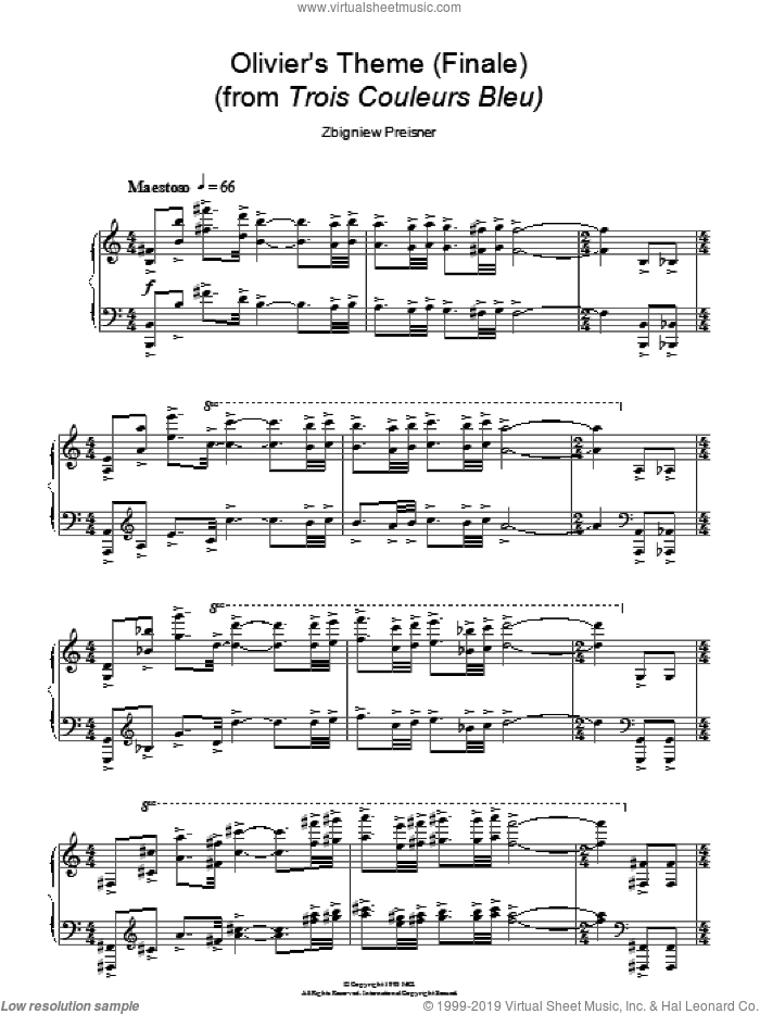 Olivier's Theme (Finale) (from Trois Couleurs Bleu)