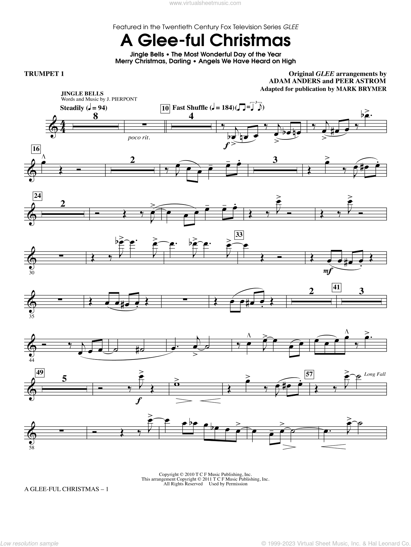 A Glee-ful Christmas (Choral Medley)(arr. Mark Brymer)