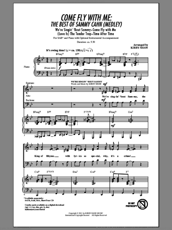 Come Fly With Me: The Best Of Sammy Cahn (Medley)