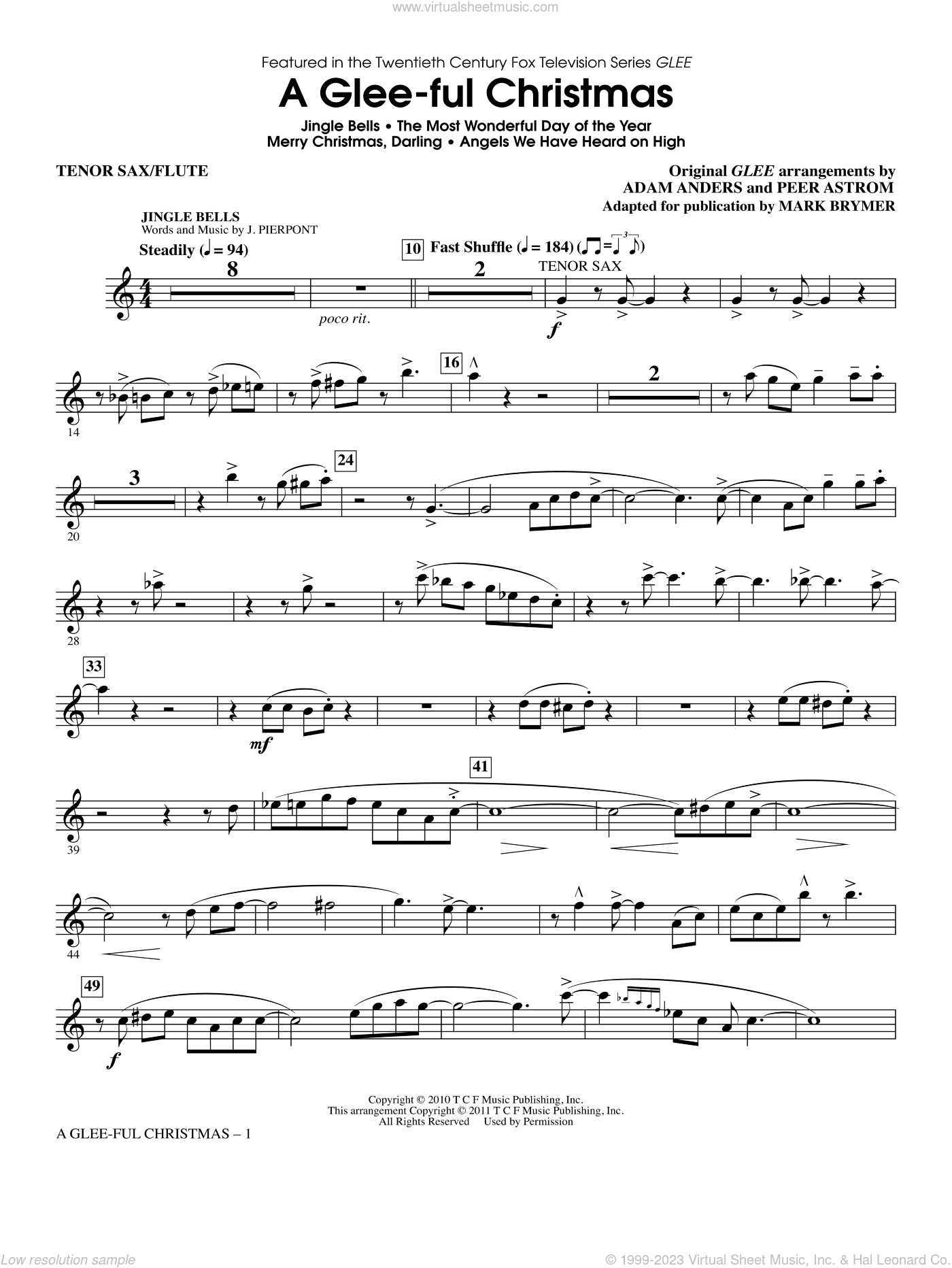 A Glee-ful Christmas (Choral Medley)(arr. Mark Brymer)