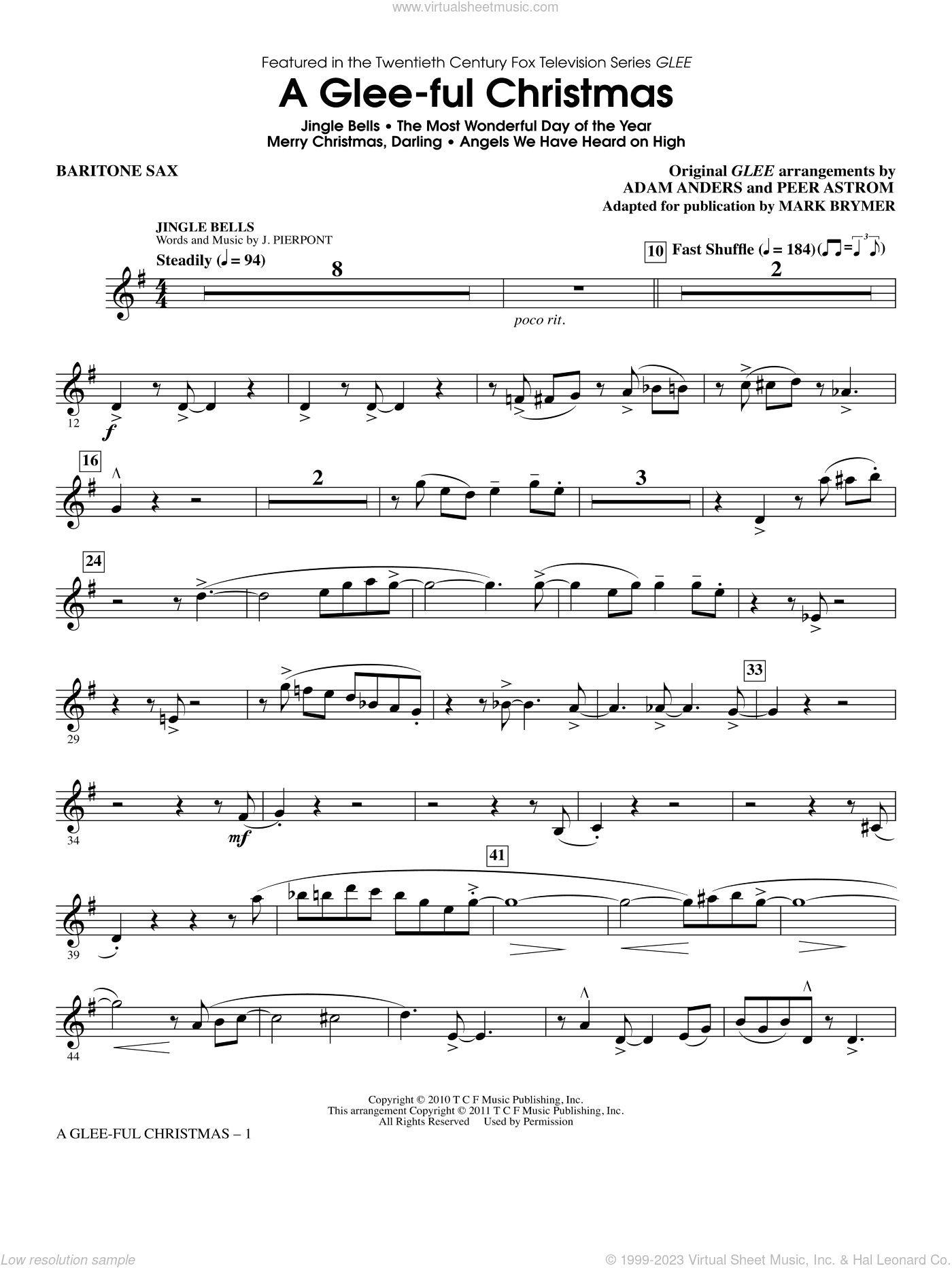 A Glee-ful Christmas (Choral Medley)(arr. Mark Brymer)