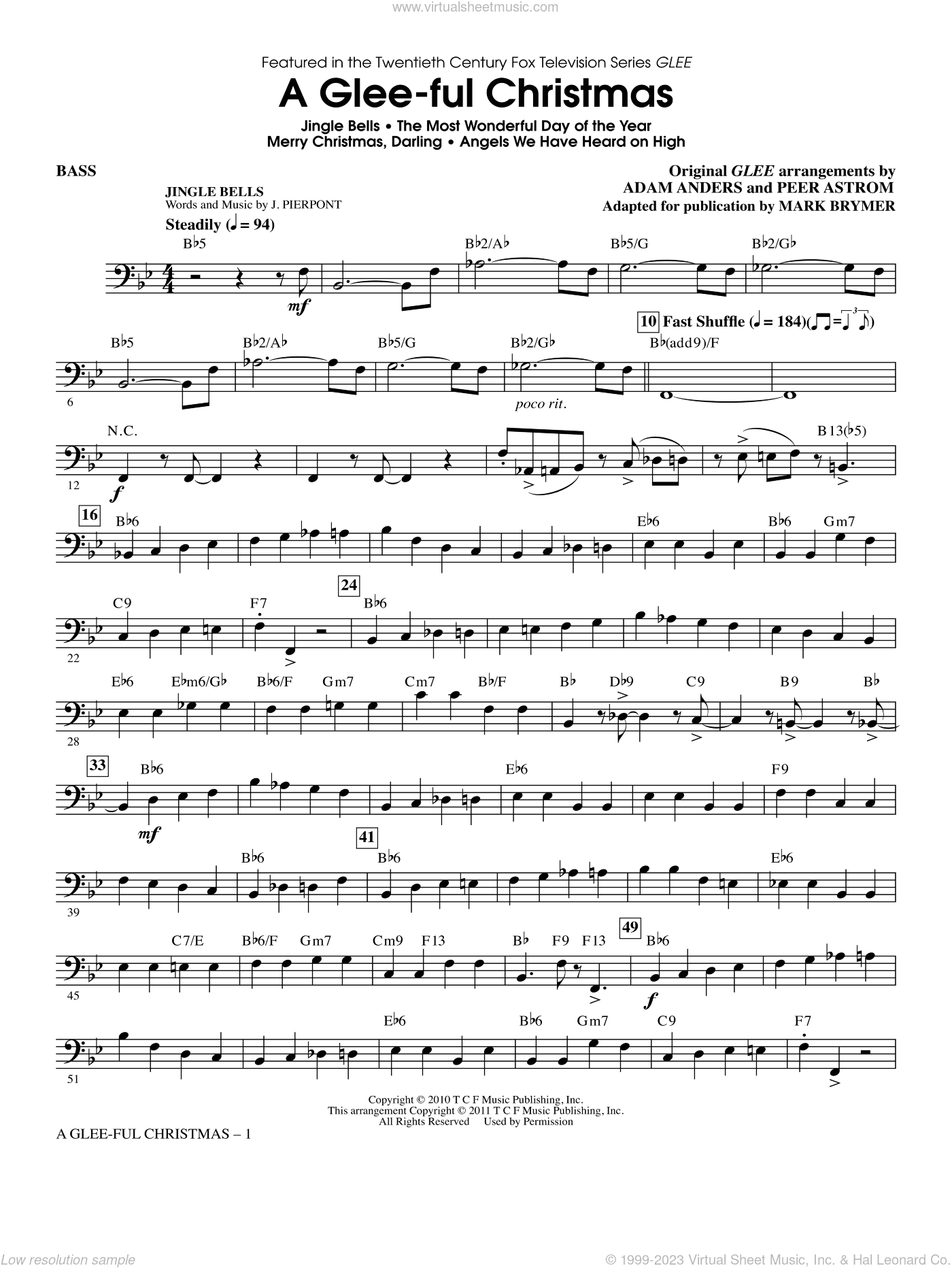 A Glee-ful Christmas (Choral Medley)(arr. Mark Brymer)
