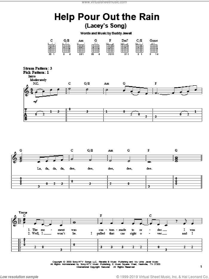 Help Pour Out The Rain (Lacey's Song)