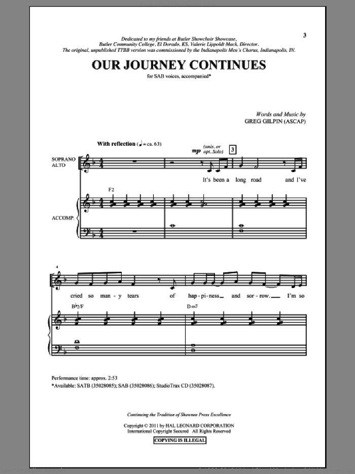 Our Journey Continues