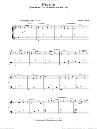 Pavane (theme from 'The Incredible Mrs Ritchie')
