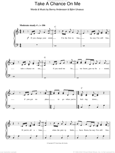 Take A Chance On Me (abridged)