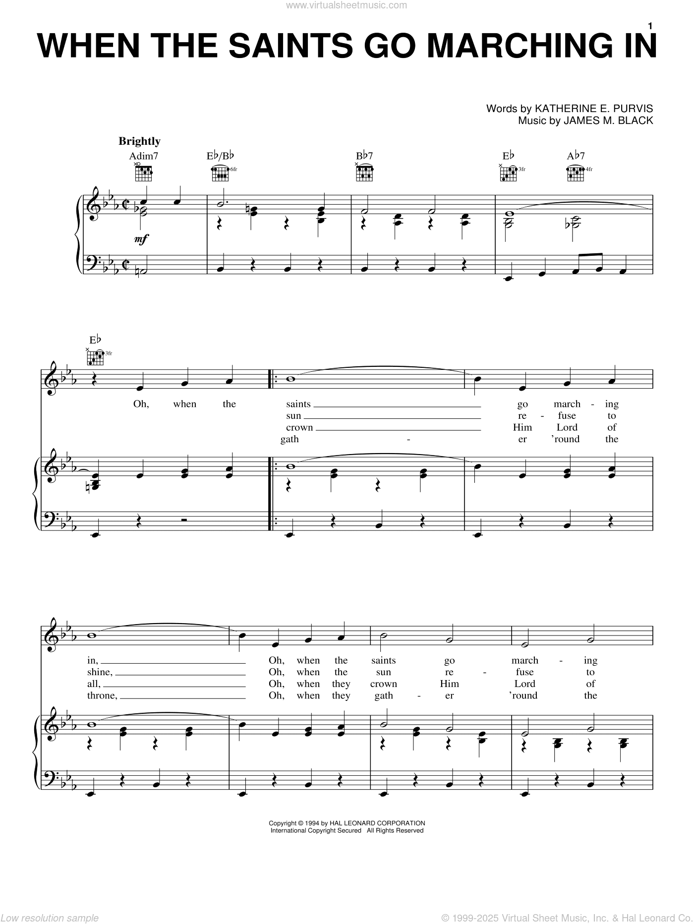 When The Saints Go Marching In
