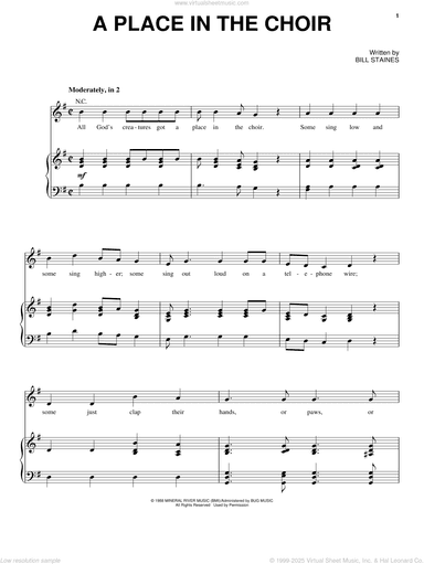 A Place In The Choir
