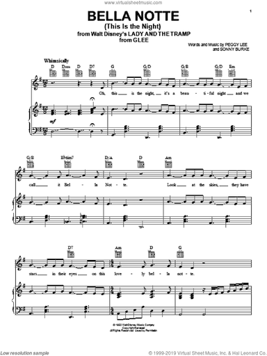 Bella Notte (This Is The Night) (from Lady And The Tramp)