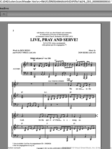 Live, Pray And Serve!