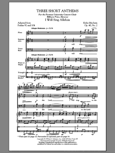 Three Short Anthems