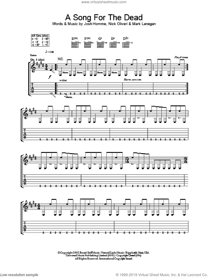 A Song For The Dead