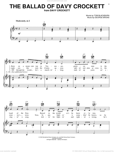 The Ballad Of Davy Crockett (from Davy Crockett)