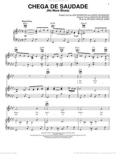 Chega De Saudade (No More Blues)