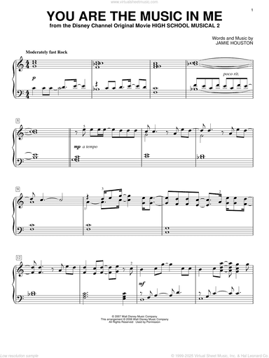 You Are The Music In Me (from High School Musical 2)