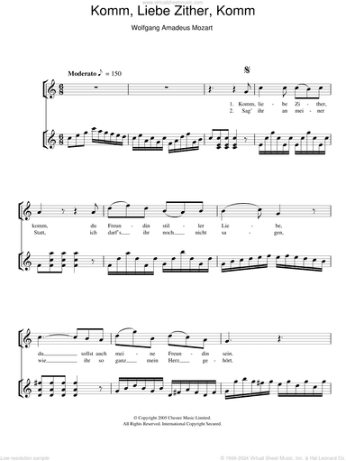 Komm, Liebe Zither, Komm