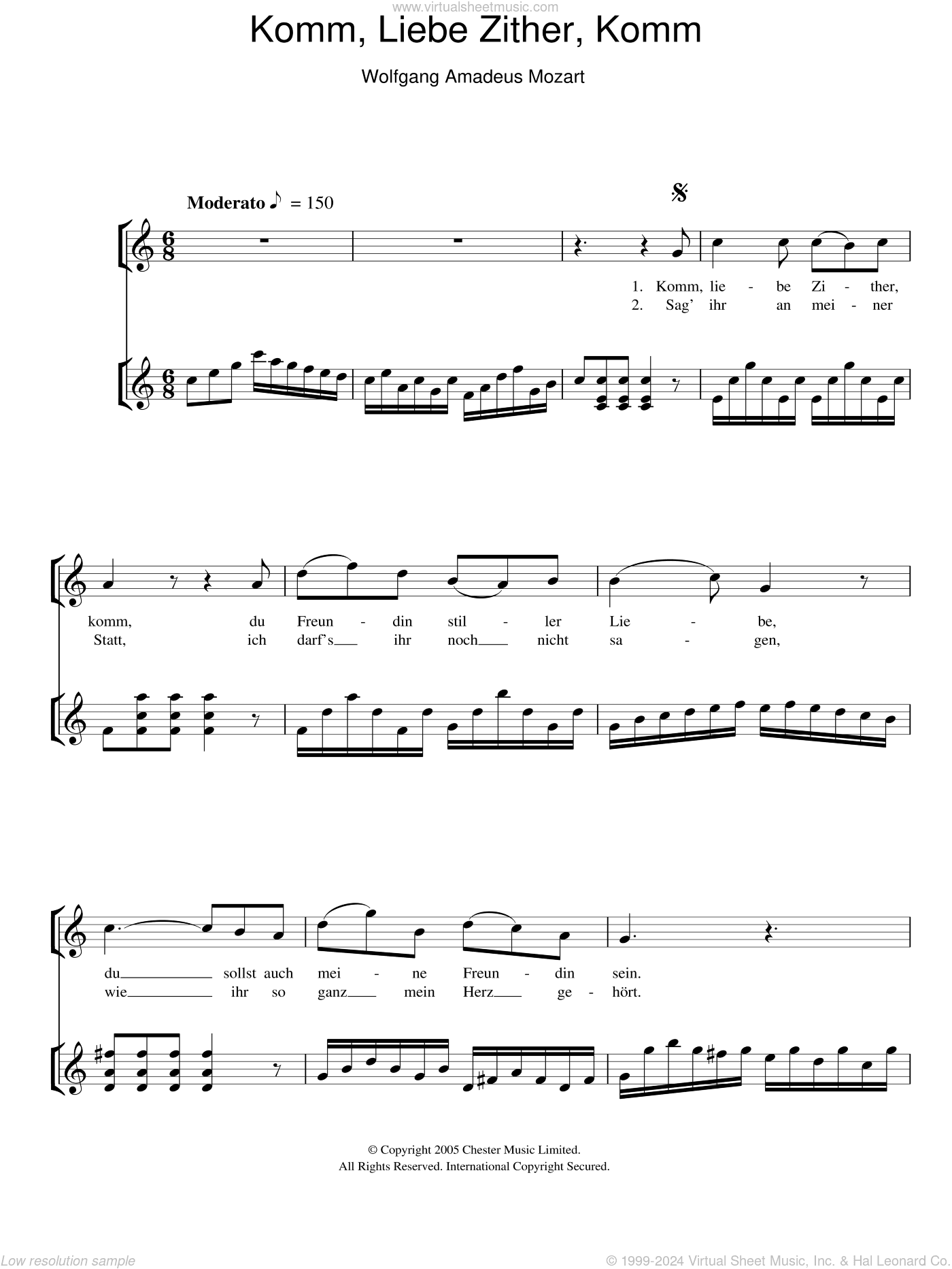 Komm, Liebe Zither, Komm