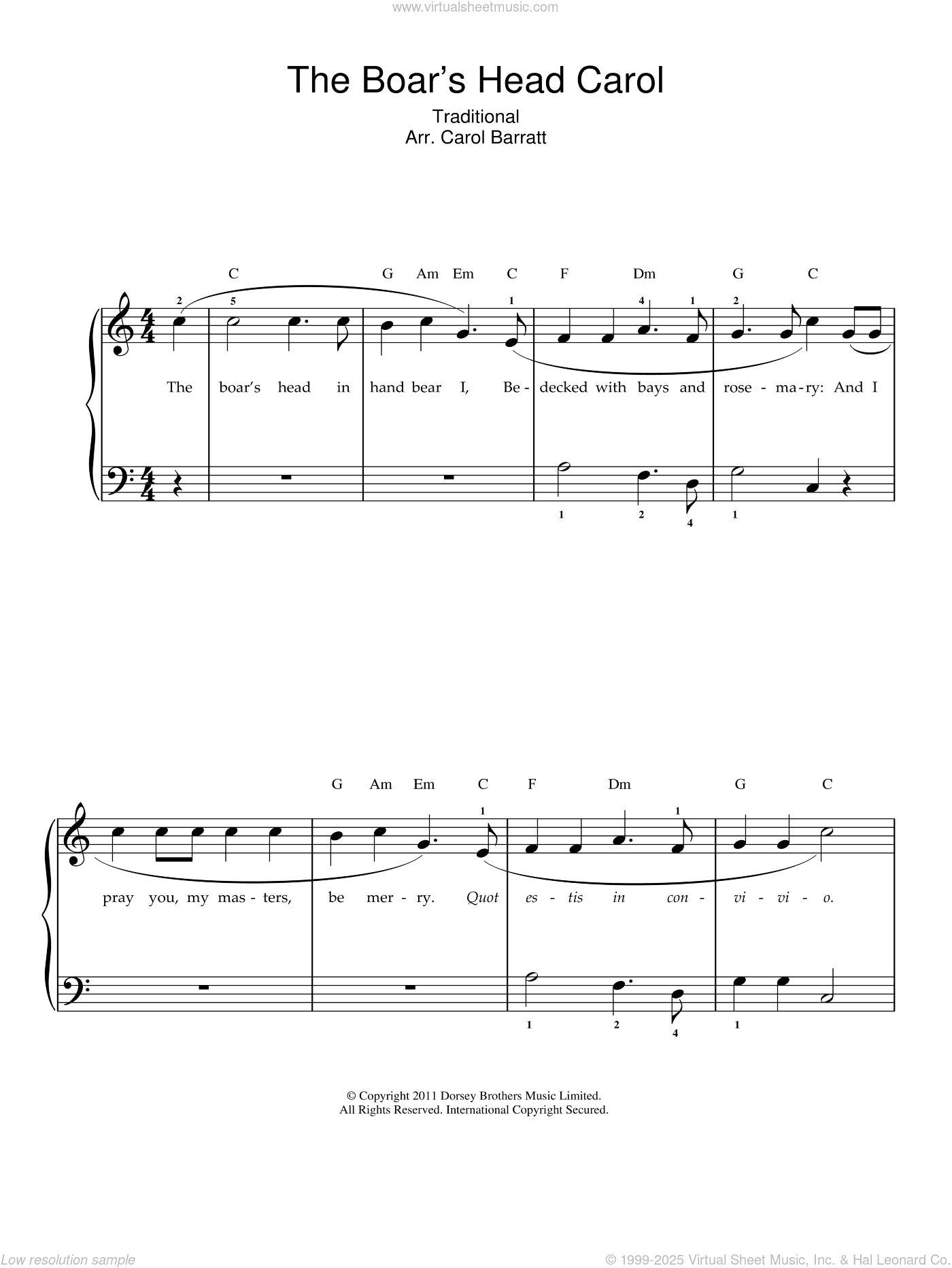 The Boar's Head Carol