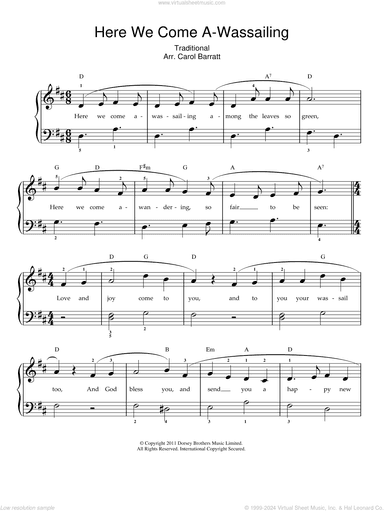 Here We Come A-Wassailing