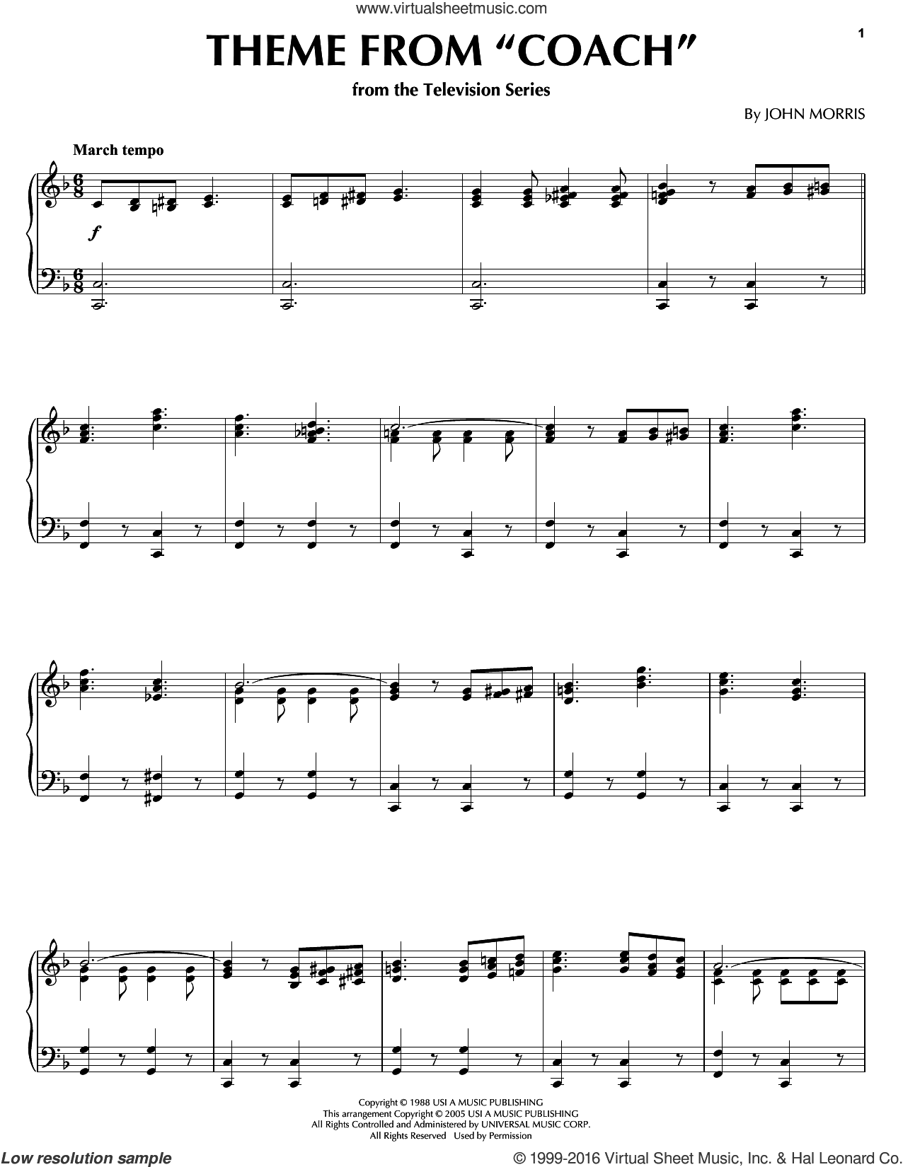 Theme From "Coach"