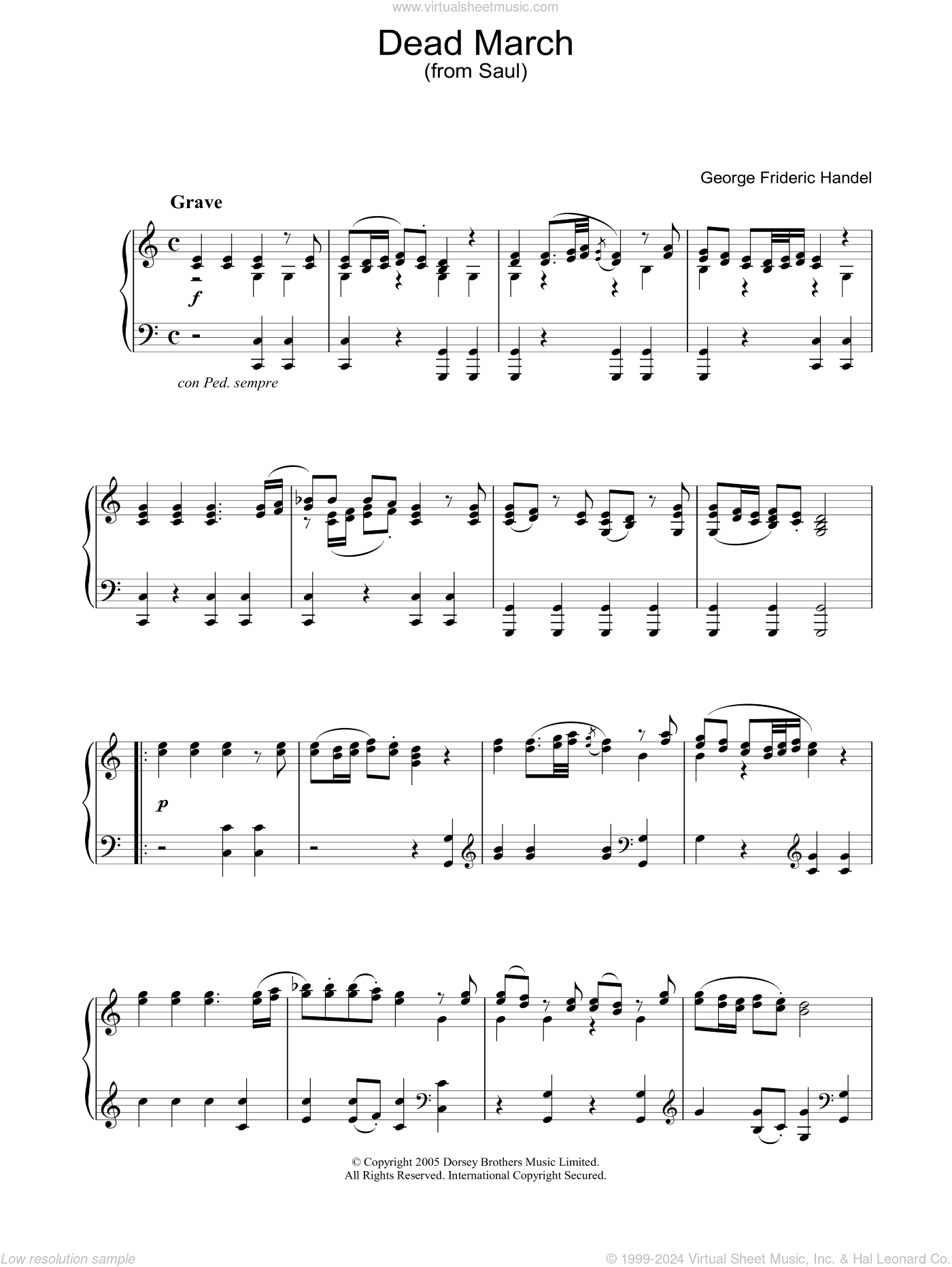 The Dead March (from 'Saul')