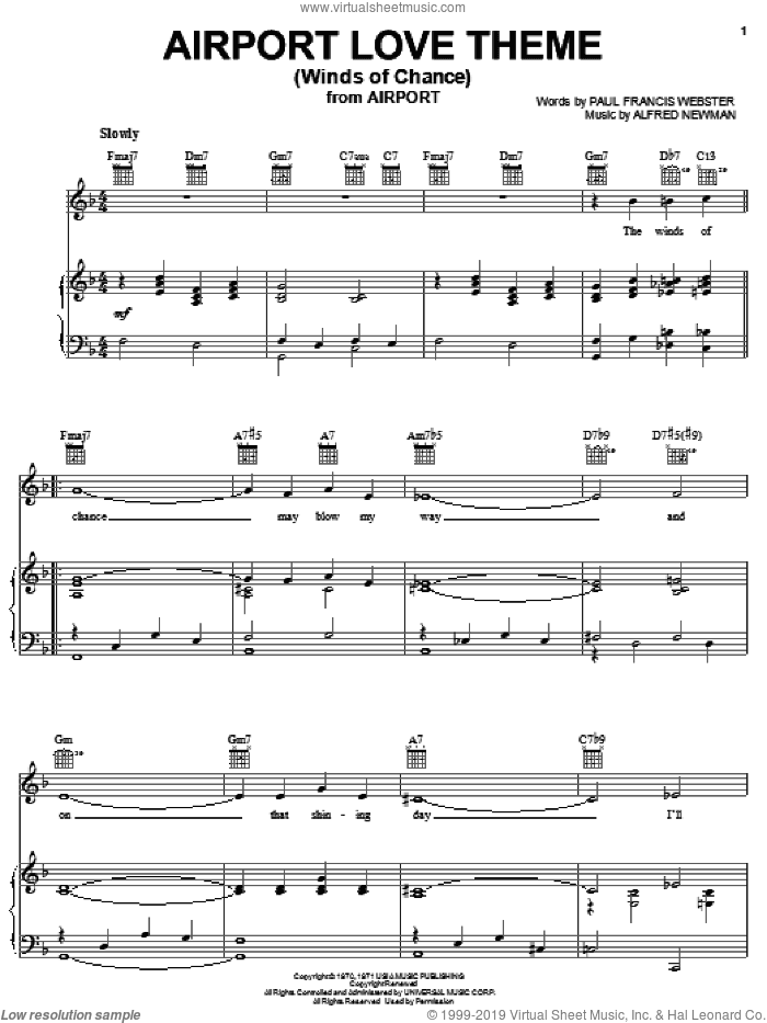 Airport Love Theme (Winds Of Chance)