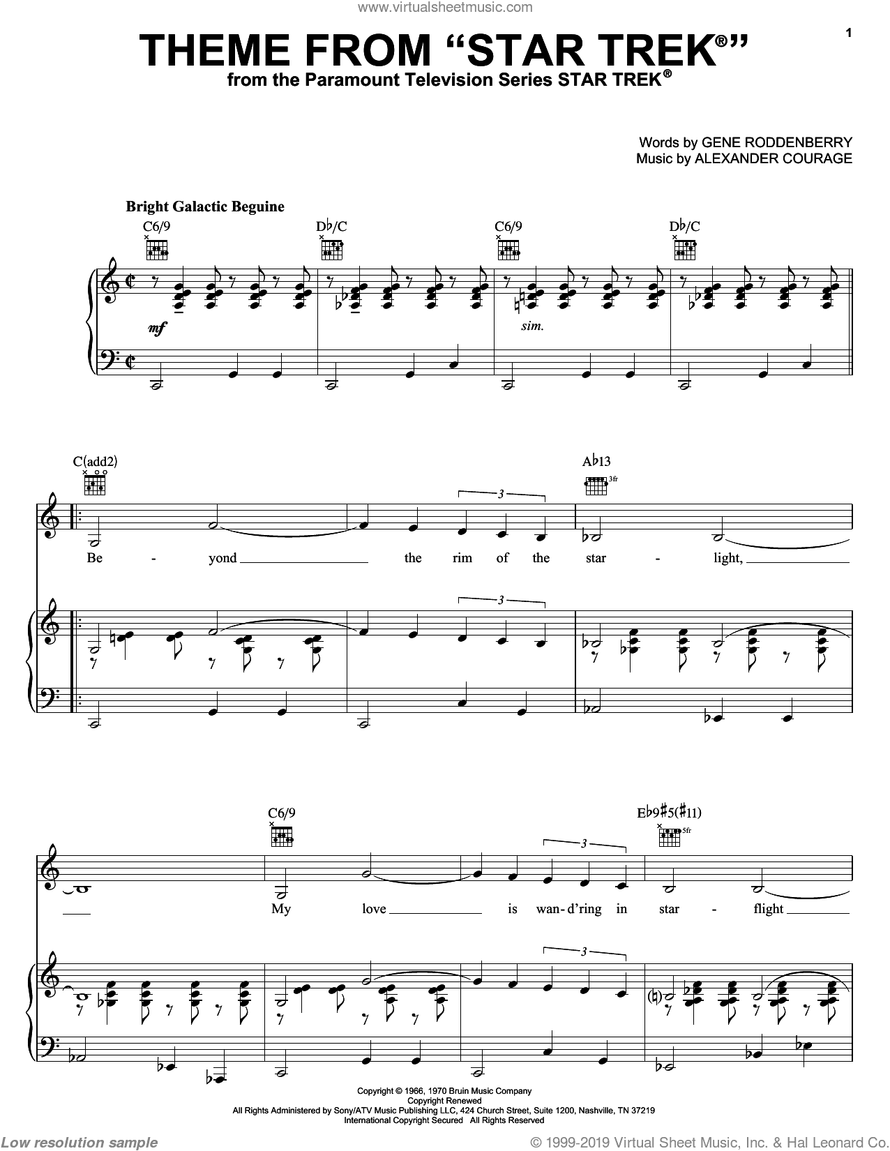 Theme from Star Trek(R)