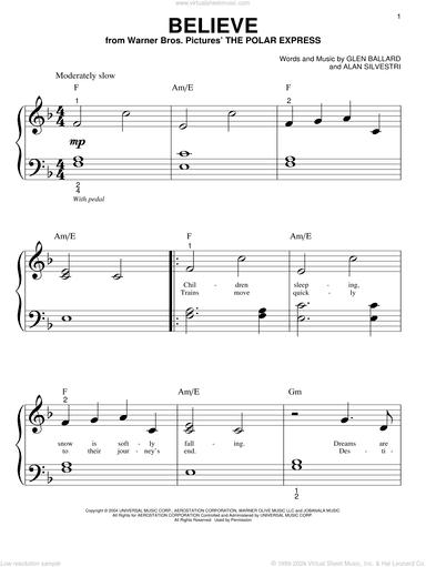 Believe (from The Polar Express)