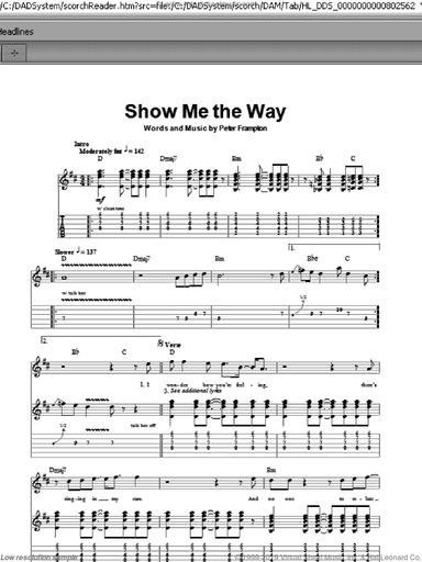 Show Me The Way