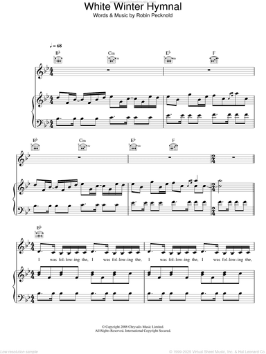 White Winter Hymnal
