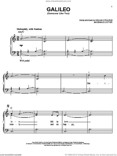 Galileo (Someone Like You)