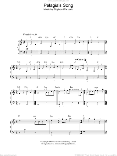 Pelagia's Song (Ricordo Ancor) (from Captain Corelli's Mandolin)