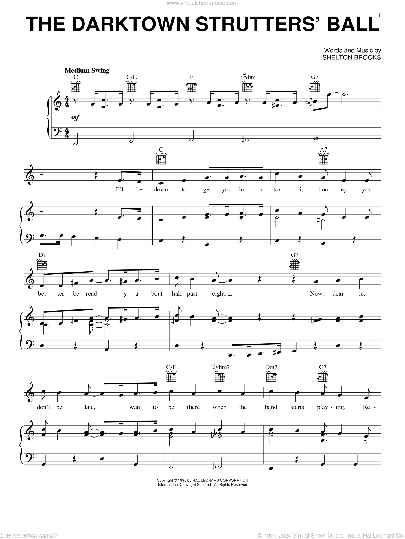 The Darktown Strutters' Ball