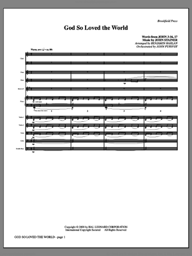 God So Loved The World Chamber Orchestra