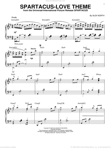 Spartacus - Love Theme [Jazz version] (arr. Brent Edstrom)