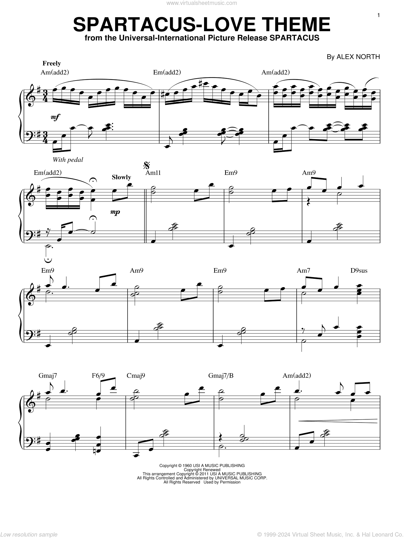 Spartacus - Love Theme [Jazz version] (arr. Brent Edstrom)