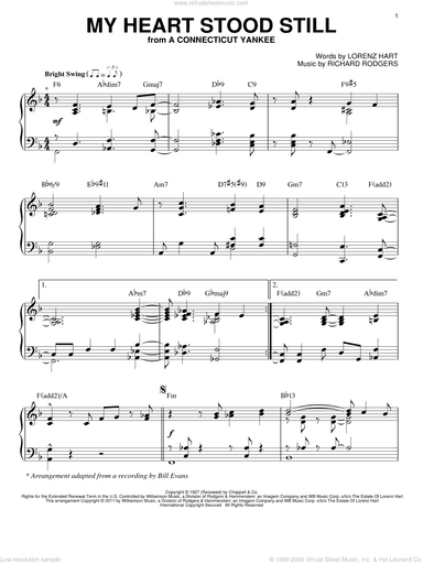 My Heart Stood Still [Jazz version] (arr. Brent Edstrom)
