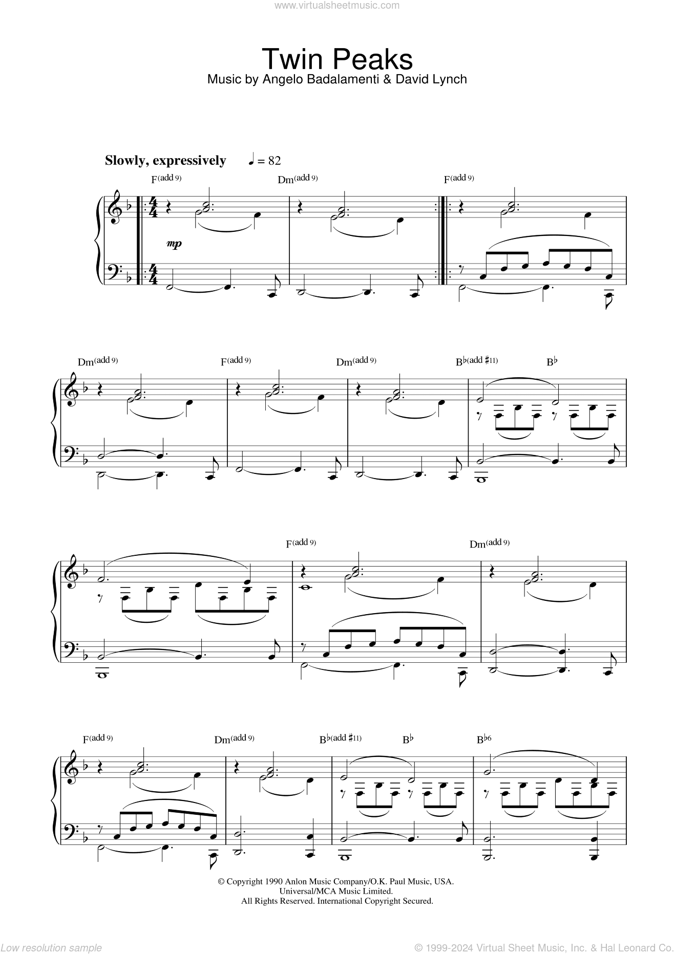 Theme from Twin Peaks