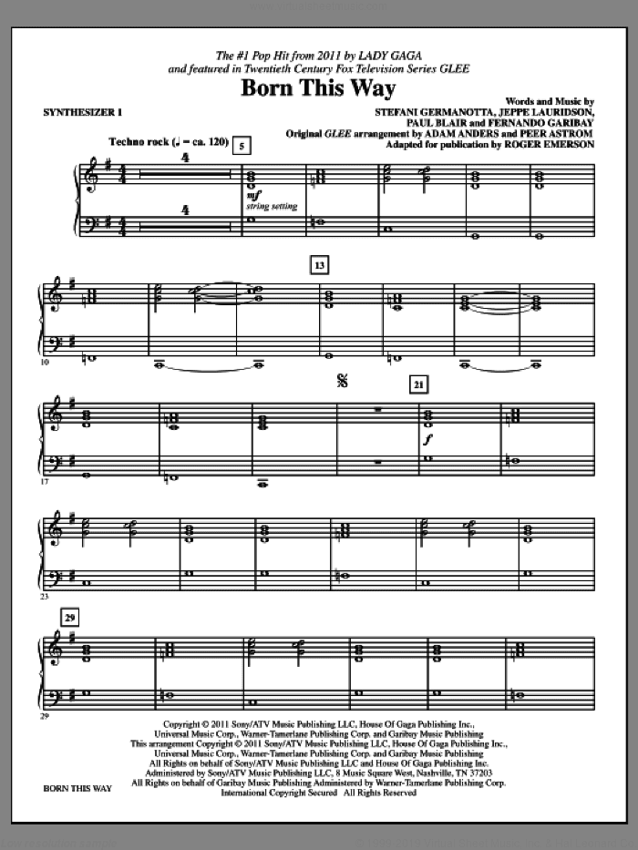 Born This Way (complete set of parts)