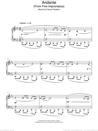 Andante (From Five Impromptus)