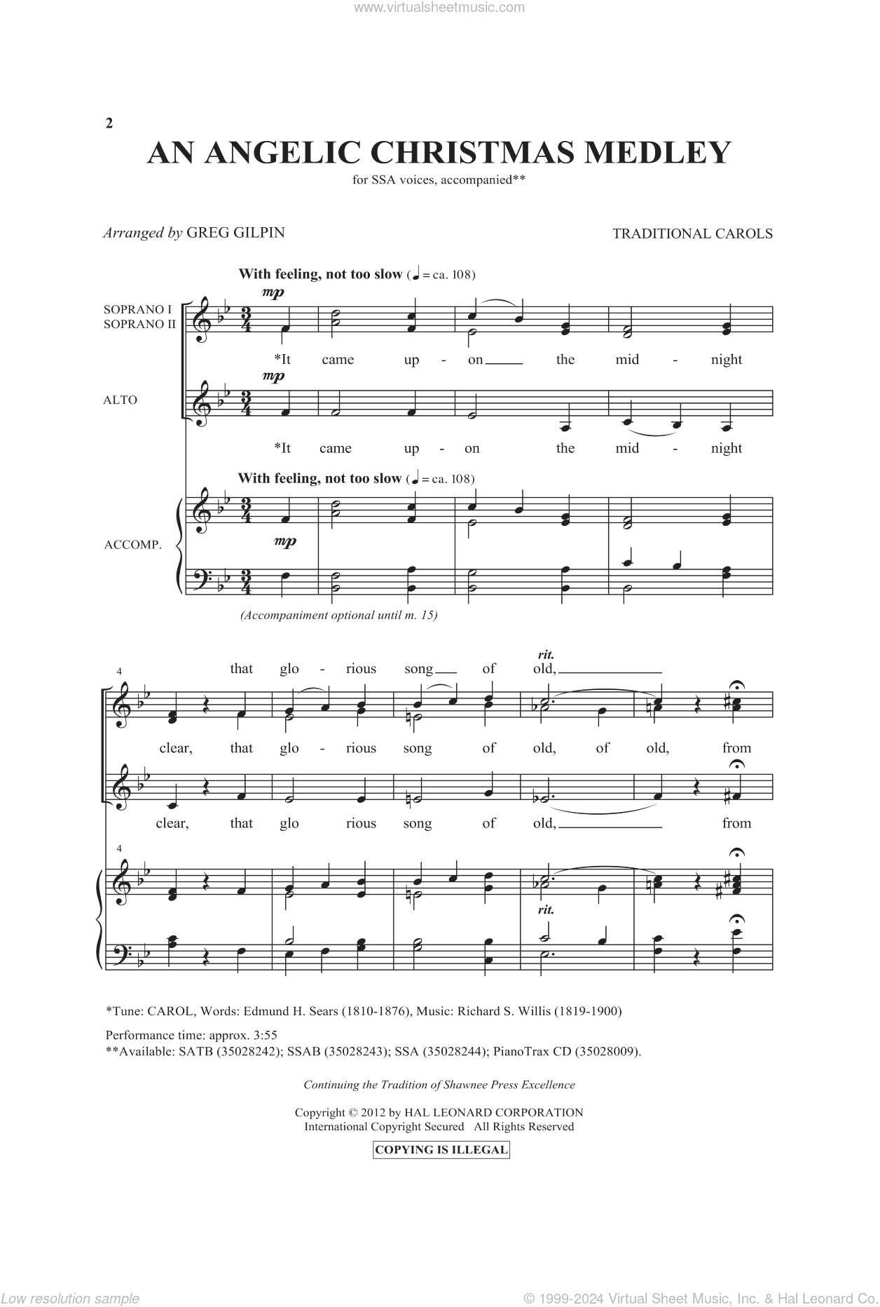 An Angelic Christmas Medley