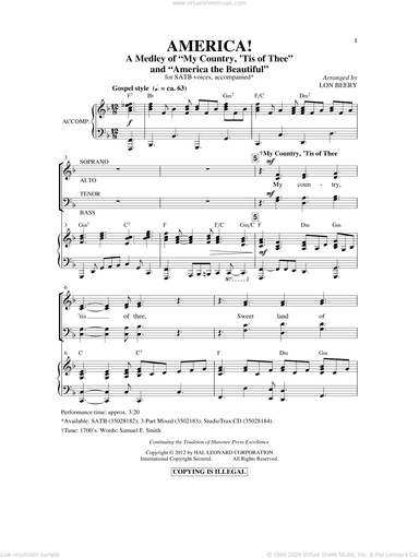 America! (Medley)