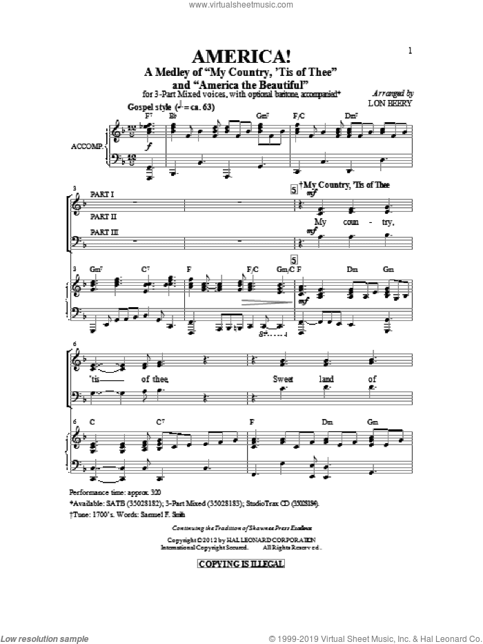 America! (Medley)